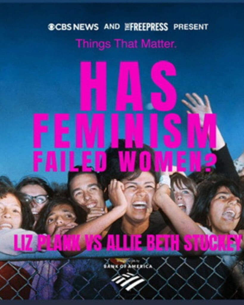 Group of women with "Has Feminism Failed?" text.